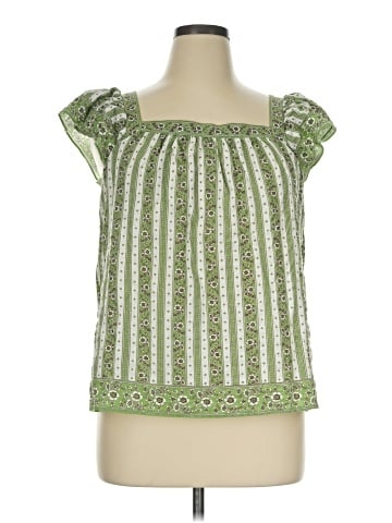 Max Studio Short Sleeve Blouse (view 1)