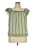 Max Studio Green Short Sleeve Blouse Size XL - photo 1
