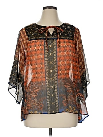 Lola 3/4 Sleeve Blouse (view 1)