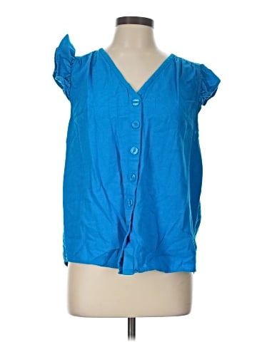 St. John's Bay Short Sleeve Blouse (view 1)