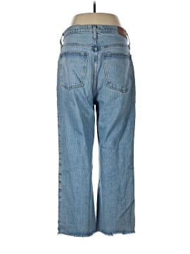 Madewell The Perfect Vintage Wide-Leg Crop Jean in Catlin Wash (view 2)