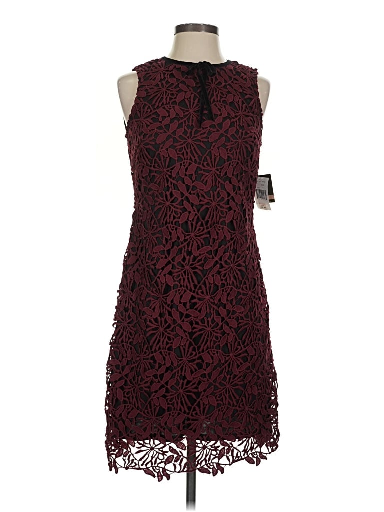 Taylor Cocktail Dress In Burgundy