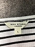 Max Studio Stripes Ivory Short Sleeve Top Size L - photo 7