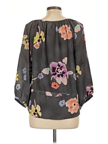 Rebecca Taylor 3/4 Sleeve Silk Top (view 2)