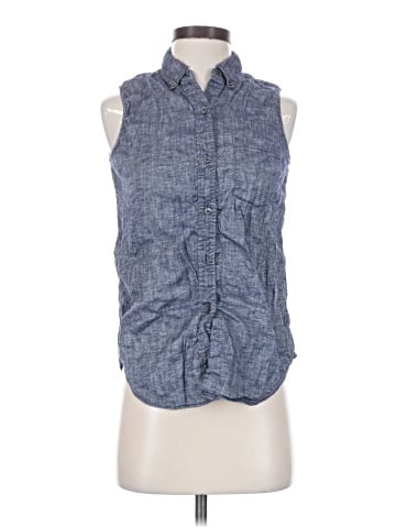 Theory Sleeveless Button-Down Shirt (view 1)