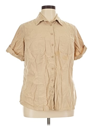 White Stag Short Sleeve Button-Down Shirt (view 1)
