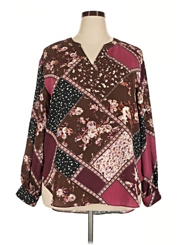 Maurices Long Sleeve Blouse (view 1)