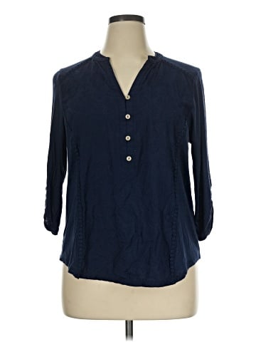 Democracy 3/4 Sleeve Blouse (view 1)