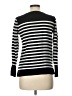 a.n.a. A New Approach Stripes Black Pullover Sweater Size L (petite) - photo 2