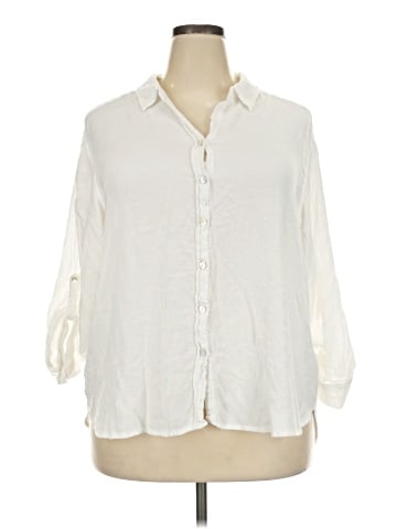 Jane and Delancey 3/4 Sleeve Button-Down Shirt (view 1)