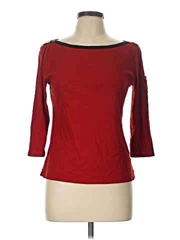 Lauren by Ralph Lauren 3/4 Sleeve T-Shirt (view 1)