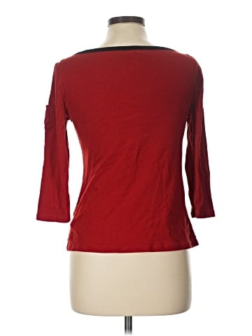 Lauren by Ralph Lauren 3/4 Sleeve T-Shirt (view 2)