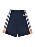 Adidas 100% Polyester Color Block Blue Athletic Shorts Size 6 - photo 1