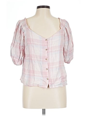 Lush 3/4 Sleeve Blouse (view 1)