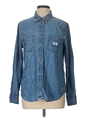 Guess Jeans Long Sleeve Button-Down Shirt (view 1)