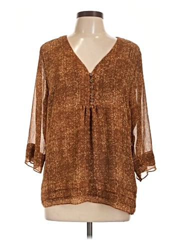 Coldwater Creek 3/4 Sleeve Blouse (view 1)
