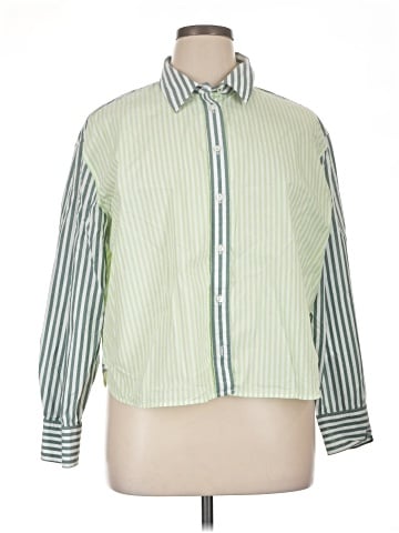 Talbots 3/4 Sleeve Button-Down Shirt (view 1)