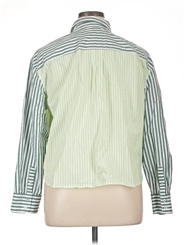 Talbots 3/4 Sleeve Button-Down Shirt (view 2)