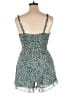 Papaya 100% Polyester Hearts Teal Romper Size L - photo 2