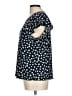 CeCe Black Short Sleeve Blouse Size L - photo 5