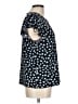 CeCe Black Short Sleeve Blouse Size L - photo 4