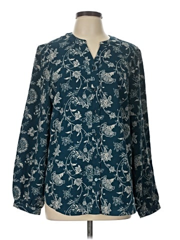 D&Co. Long Sleeve Blouse (view 1)