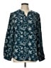 D&Co. Teal Long Sleeve Blouse Size L - photo 1