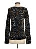 Equipment Animal Print Black Pullover Sweater Size XS - photo 2