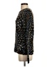 Equipment Animal Print Black Pullover Sweater Size XS - photo 5