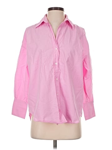 Zara Long Sleeve Button-Down Shirt (view 1)