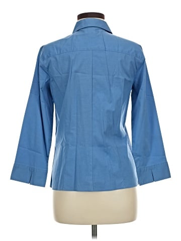 Ann Taylor 3/4 Sleeve Button-Down Shirt (view 2)