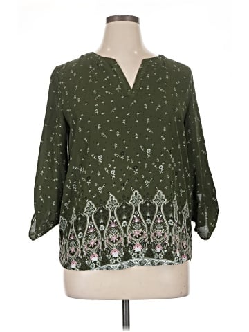 Pink Republic 3/4 Sleeve Blouse (view 1)