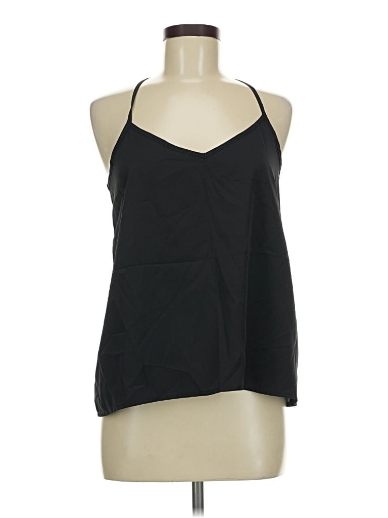 Pre-owned Hollister Sleeveless Blouse In Black