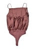 Lulus 100% Polyester Brown Bodysuit Size M - photo 2