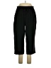 Assorted Brands 100% Polyester Solid Black Casual Pants Size XL - photo 1