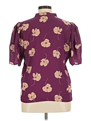 Ann Taylor Short Sleeve Blouse (view 2)
