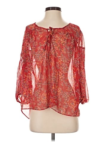 Pins and Needles 3/4 Sleeve Blouse (view 1)