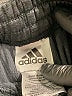 Adidas 100% Polyester Gray Track Pants Size 8 - photo 3