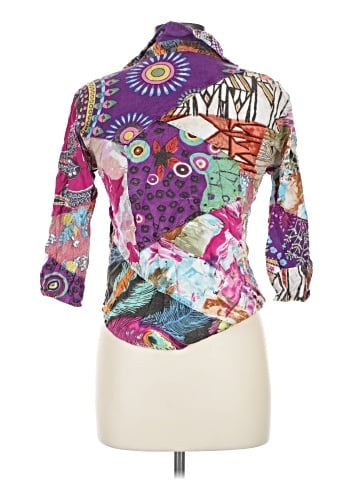 Sacred Threads 3/4 Sleeve Button-Down Shirt (view 2)