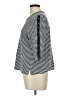 Assorted Brands Stripes Gray 3/4 Sleeve Top Size L (petite) - photo 5