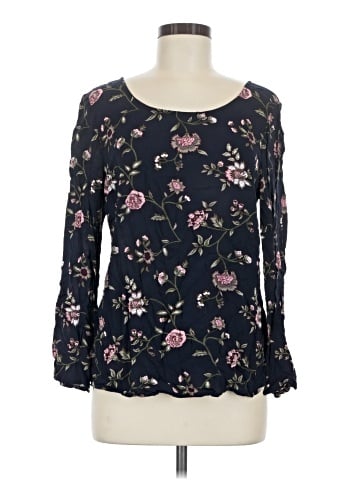Faded Glory Long Sleeve Blouse (view 1)