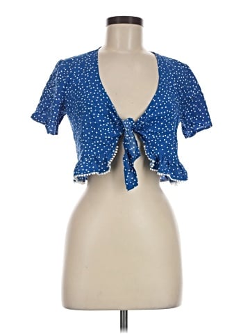 Subdued Short Sleeve Blouse (view 1)