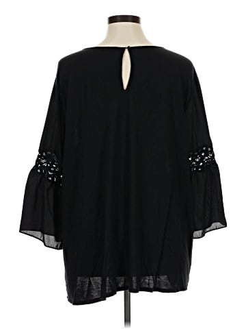 Ann Taylor LOFT 3/4 Sleeve Blouse (view 2)