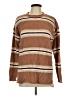 Pinque Stripes Brown Pullover Sweater Size M - photo 1