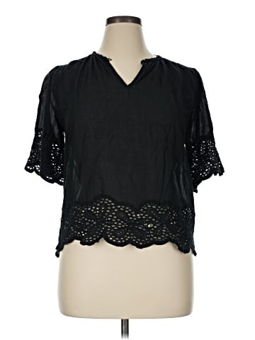 T Tahari Short Sleeve Blouse (view 1)