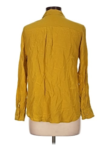 Uniqlo Long Sleeve Silk Top (view 2)