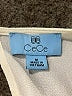 CeCe White Sleeveless Blouse Size M - photo 7