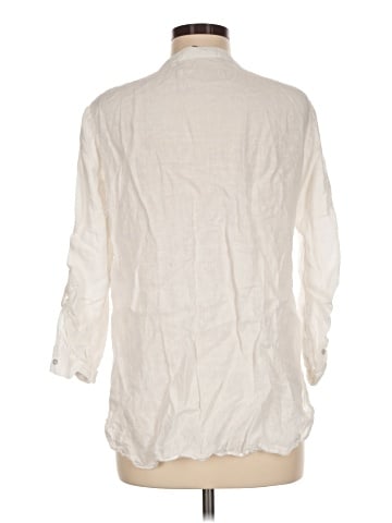 Zara 3/4 Sleeve Button-Down Shirt (view 2)