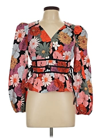 Listicle 3/4 Sleeve Blouse (view 1)