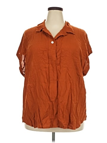 Ava & Viv Short Sleeve Blouse (view 1)